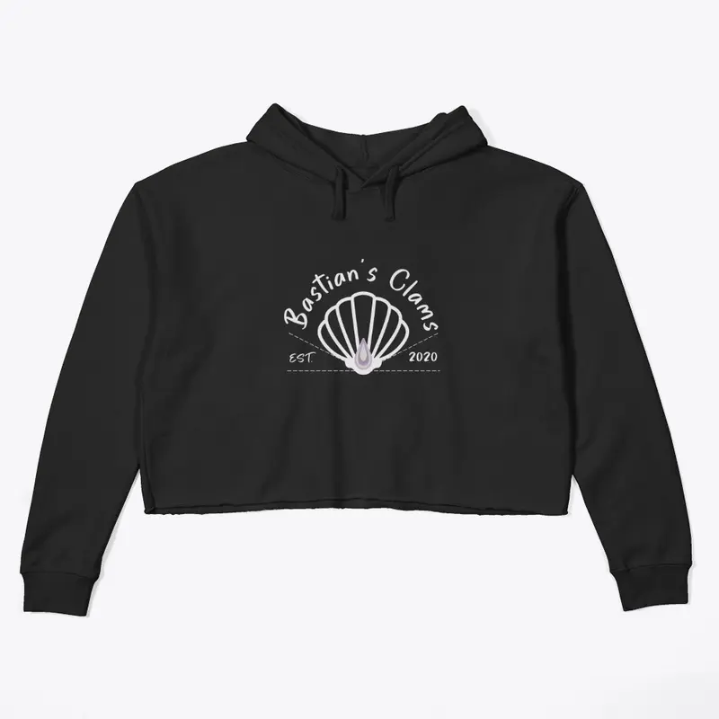 My Clams Crop Hoodie